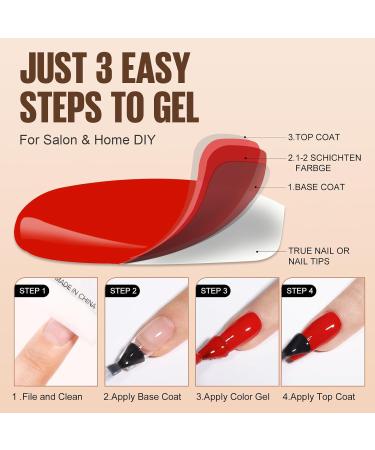 TOMICCA 15ML No Wipe Matte Gel Top Coat - Long Lasting DIY Nail Salon Finish - Buy Online on GoSupps.com