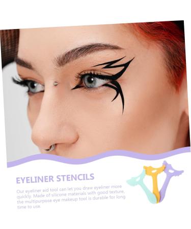 ABOOFAN 3 pcs for Women Silicone Girl Tool Stencils Aid Multi-functional Eyeshadow Eyeliner Makeup Reusable - Buy Online on GoSupps.com