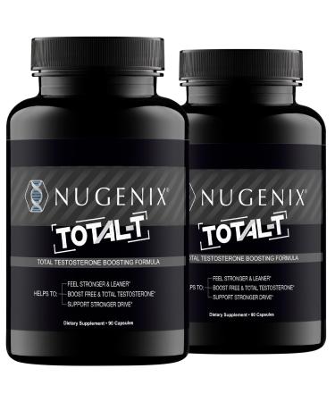 Nugenix Total-T Free and Total Testosterone Booster Supplement for Men 180 Count 180 Count (Pack of 1)