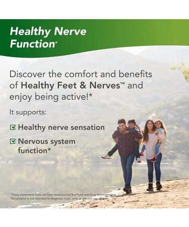 Terry Naturally Healthy Feet & Nerves - 120 Capsules for Nerve & Foot Health - Buy Online on GoSupps.com