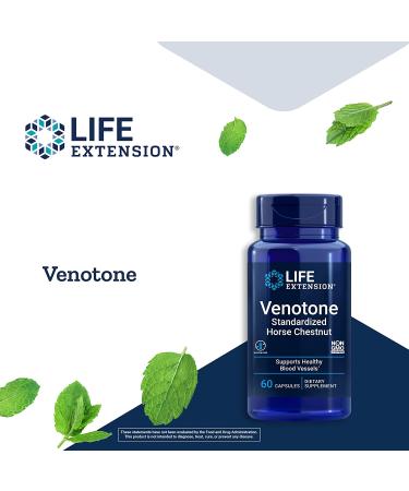 Life Extension Venotone - 60 Capsules for Vascular Health & Support - Buy Online on GoSupps.com