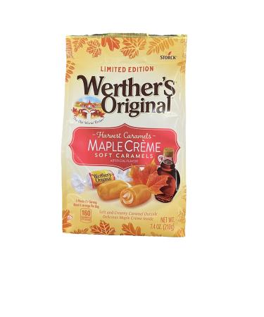 Werther's Original Maple Creme Limited Edition 7.4oz Bag - Indulgent Treat with a Twist - Buy Online on GoSupps.com
