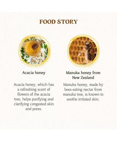 SKINFOOD Honey Sugar Mask 120g - Pore Cleanser & Skin Exfoliator - Buy Online on GoSupps.com