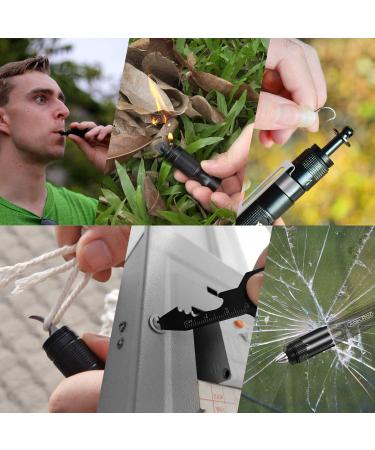 AbeuRox Multitool Tactical Survival Gear with Lighter - EDC Camping Tool for Men and Women - Buy Online on GoSupps.com