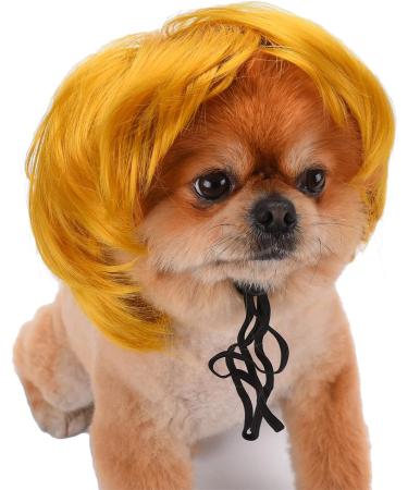 Funny Dog & Cat Role Play Wigs - Halloween Christmas & Party Costumes for Small Medium & Large Pets - Buy Online on GoSupps.com