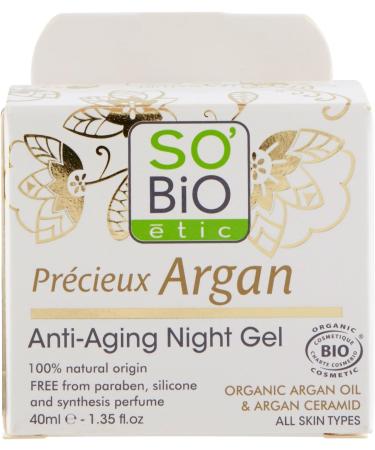 SO'BiO tic Pr cieux Argan Cosmebio Anti-Aging Night Gel 40 ml - Buy Online on GoSupps.com