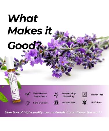 Benatu Bedtime Essential Oil Roll On - Tangerine Lavender Marjoram - Travel Size Aromatherapy Relaxation Gift for Women & Men - 10ml - Buy Online on GoSupps.com