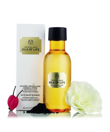 The Body Shop Oils of Life Intensely Revitalising Bi-Phase Essence Lotion 150ml - Revitalizing Skincare for All Skin Types | International Shipping Available - Buy Online on GoSupps.com