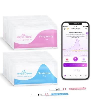 50 Advanced Ovulation Strips and 20 Early Pregnancy Tests - Accurate Fertility Tracker OPK with Free APP, 50LH+20HCG - EXP: 3/11/2023 70 Count (Pack of 1)