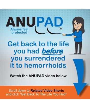 ANUPAD Hemorrhoid Cream Shields - Protects Underwear, Includes Tuck-it Tool (30 Pack) - Buy Online on GoSupps.com