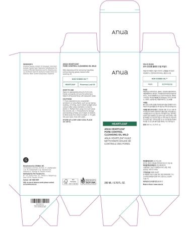 ANUA Huile Nettoyante Pour Le Visage Heartleaf Nettoyant Doux Pour Peaux Sensibles D maquillant Et Anti-Points Noirs 200 Ml - Buy Online on GoSupps.com