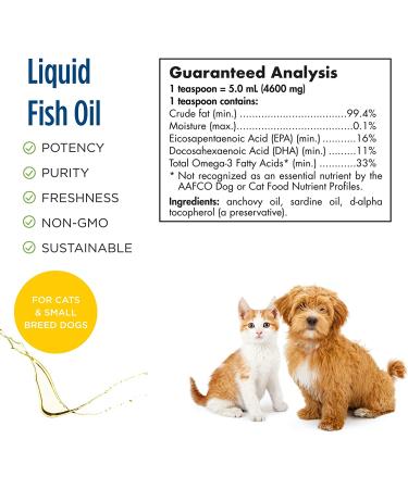 Nordic Naturals Omega-3 for Cats & Small Dogs - 2 fl oz (60 ml) - Vital Health Support - Buy Online on GoSupps.com