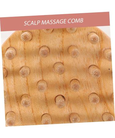 Fomiyes Wooden Massage Comb for Women | Beech & Bamboo Wide Tooth Hair Comb for Scalp & Hair Care - Buy Online on GoSupps.com