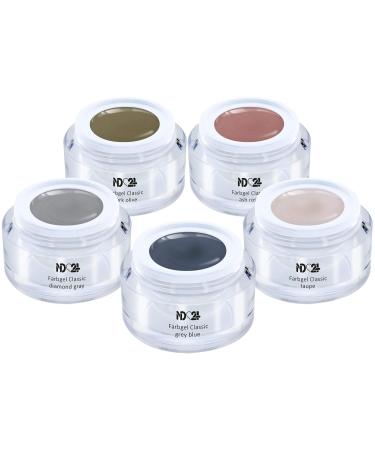 Iceland Collection Set - Premium Color Gel for Gel Nails - Made in Germany (5 x 5ml) - International Shipping Available - Buy Online on GoSupps.com