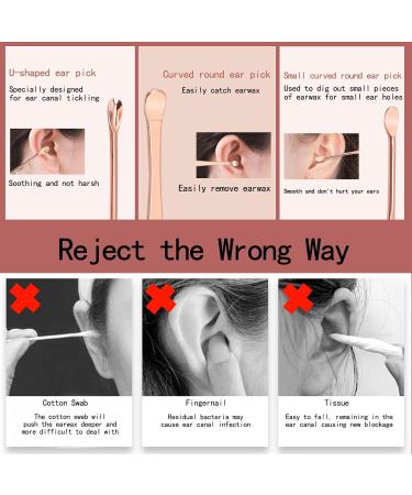 Wufawutian 8 Pcs Spring Earwax Cleaner Tool Set - Ear Wax Removal Kit with 360 Spiral Ear Pick, Massage Function, Flexible Design, and Cleaning Brush - Buy Online on GoSupps.com