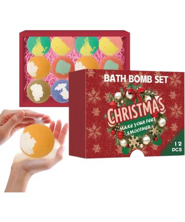 Holiday Sparkling Bath Set - 12 Piece Christmas Countdown Collection for Relaxing Spa Moments | Moisturizing Formula with Natural Oils and Festive Packaging for - Buy Online on GoSupps.com