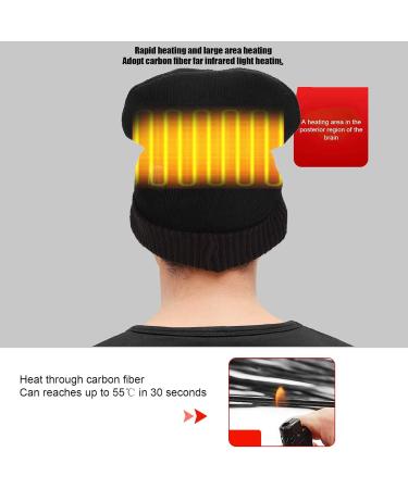 Buy USB Heating Hat - Comfortable Far Infrared Winter Hat for Men & Women | Deep Coffee Edge - Buy Online on GoSupps.com