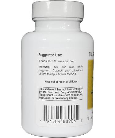 Supreme Nutrition Tulsi Supreme Organic Holy Basil Capsules - 90 Vegetarian Capsules - Buy Online on GoSupps.com