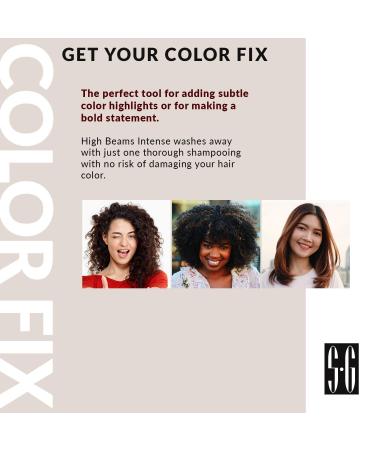 High Beams Intense Spray-On Hair Color - Burgandy 2.7 Oz - Temporary Color Highlight for Hair - Ideal for Streaking & Tipping - Washes Out Easily - 1 Pack - Buy Online on GoSupps.com