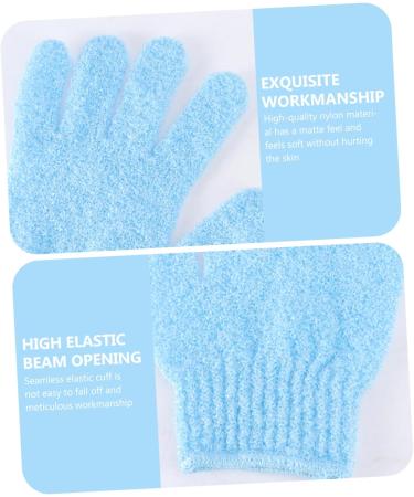 Beaupretty Exfoliating Bath Gloves - 2 Pairs Cotton Shower Towel for Dead Skin Removal & Body Scrub - Women's Exfoliating Gloves - International Shipping Available - Buy Online on GoSupps.com