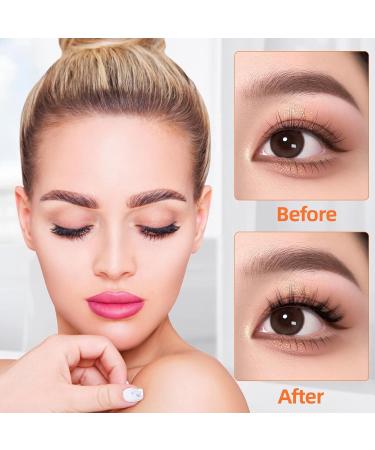 3 Pairs Self Adhesive Eyelashes Reusable False Eyelashes Pre Glued Eyelashes Stick on Eyelashes Long Thick Eyelashes No Glue/Eyeliner Needed Waterproof and Easy to Put on - Buy Online on GoSupps.com
