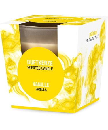 Pajoma Vanilla Fragrance Candle Set - 4x120g Satin Glass | 25 Hours Burn Time | Premium Gift Packaging - Buy Online on GoSupps.com