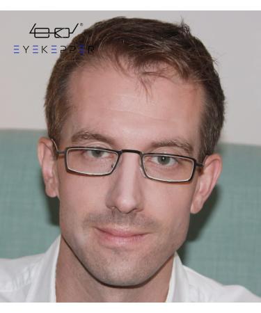 Eyekepper 5 Pack Half-Eye Style Reading Glasses | Thin Stamped Metal Frame | Gunmetal +1.75 | International Shipping - Buy Online on GoSupps.com