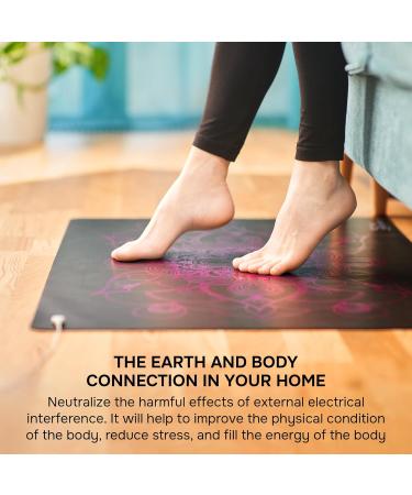 Grounding Mat 60x80 cm - Premium Foot Grounding Mat for Natural Healing & Wellbeing - Buy Online on GoSupps.com