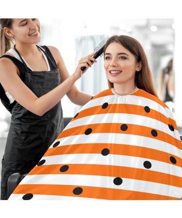 Kigai Happy Halloween Barber Cape - Waterproof Hair Cutting Cape for Men & Women with Adjustable Snap Closure - Professional Salon Hairdressing Tool - Buy Online on GoSupps.com