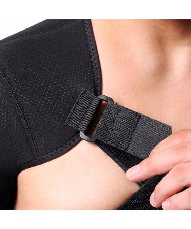 Goowafur Double Shoulder Support - Elastic Compression Bandage for Women | Comfortable Shoulder Wrap & Protection | Ideal for Sports & Activities - Buy Online on GoSupps.com