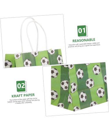 RUNROTOO 10pcs Gift Bags Paper Present Bags Sports Theme Party Decorations Sports Party Decorations Sports Birthday Party Decorations Sports Party Favors 120g Kraft Paper Football Food - Buy Online on GoSupps.com