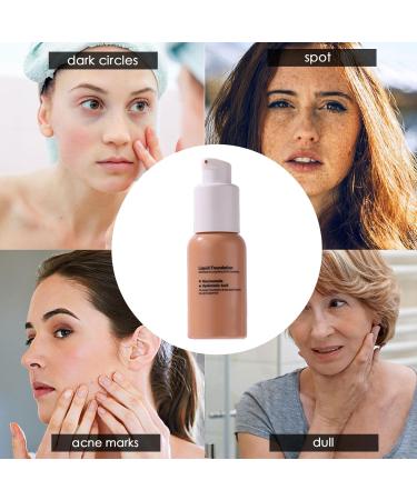 Liquid Foundation Face Foundation 30ml Waterproof Face Primer Long Lasting Camouflage Cream for Women and Men 235 - Buy Online on GoSupps.com