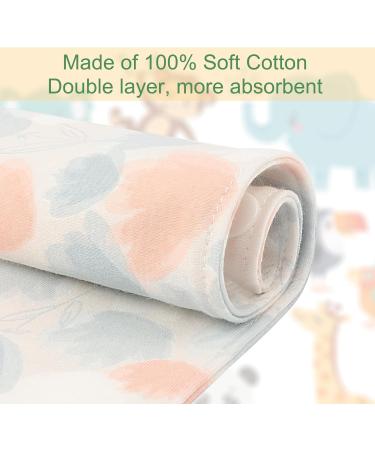 Beboan Baby Triangular Scarf Bibs | 10 Musselin Neckerchiefs for Girls | Soft & Absorbent Drool Bibs - Buy Online on GoSupps.com