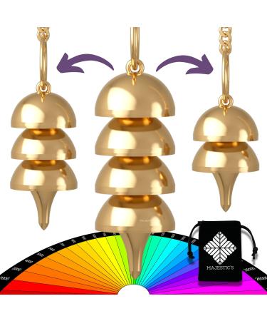 Egyptian pendulum Osiris (3 forms in 1) - Radiasthesia pendulum - esoteric/oracle pendulum - geobiology mood man travel magnetizer - gold