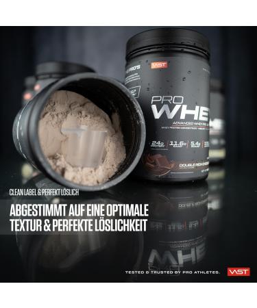 Vast Pro Whey Vanilla Ice Cream - 24g Premium Protein Powder for Muscle Building | Instantized Whey Isolate with BCAAs & EAAs - 900G - Buy Online on GoSupps.com