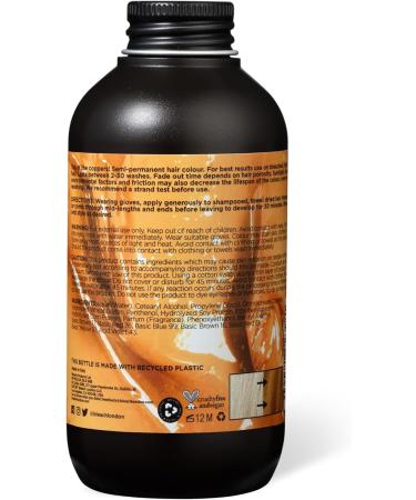 BLEACH LONDON Proper Copper Hair Colour Cream - Warm Auburn 150ml | Vegan & Cruelty-Free Temporary Dye - Buy Online on GoSupps.com