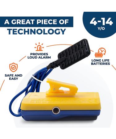 Dri Sleeper Excel Bedwetting Alarm for Children in Blue and Yellow - Effective Solution for Nighttime Wetting - Buy Online on GoSupps.com