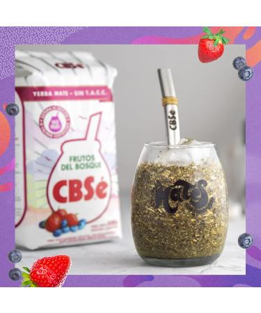  Yerbee CBS Forest Fruits Yerba Mate Tea 0.5 kg from Argentina | Detox and Energy Drink - Buy Online on GoSupps.com