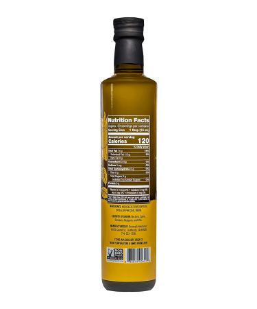 Farm To Market Non-GMO Expeller Pressed Sunflower Oil 16.9 Fl Oz - Healthy Oil for Dressings, Frying, Marinades, and Baking - Buy Online on GoSupps.com