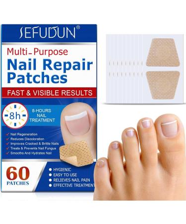 Toenail Plasters - Extra Strong Nail Repair Patch for Toenails and Fingernails Practical Breathable Non-Irritating Nail Repair Renewal Patch for Discolouration Cracked - Buy Online on GoSupps.com