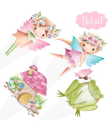 Fairy Cupcake Toppers 48Pcs Fairy First Birthday Party Decorations Fairy Garden Party Cupcake Picks Fairy Cake Decorations Fairy Baby Shower Decorations Supplies - Buy Online on GoSupps.com