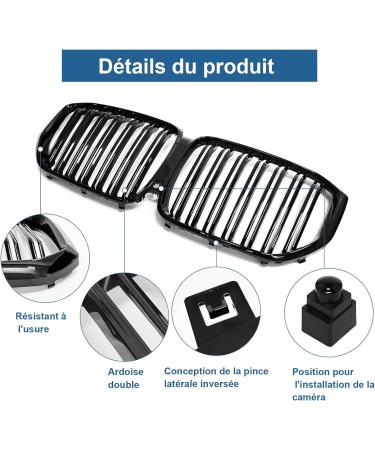 Gangying G05 Grill Front Grille Compatible for BMW X5 Series G05 Kidney Grille Gloss Black Double Slats 2019 2020 2021 2022 - Buy Online on GoSupps.com