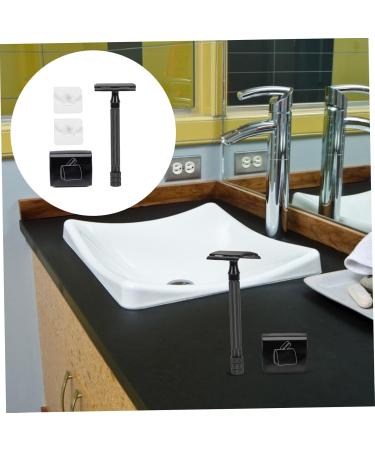 Vintage Manual Razor Set - Portable Double-Sided Safety Shaver for Professional Grooming | 1 Count Black - Buy Online on GoSupps.com