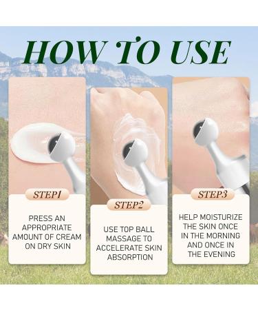 New Cover Grass Fed Beef Tallow Eye Cream for Dark Circles and Puffiness Beef Tallow for Skin Anti Aging Eye Treatment Balm with 360 Massage Ball Hydrates & Soothes Firms Delicate Under Eyes Area - Buy Online on GoSupps.com