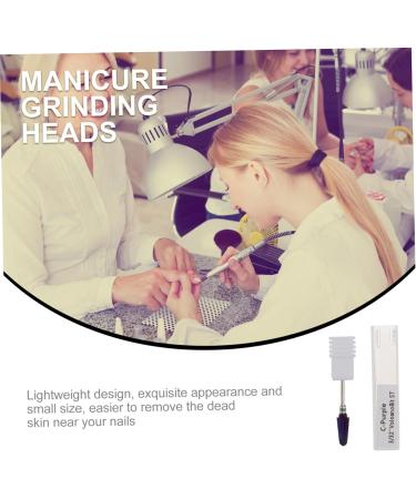 Ipetboom 1pc Nail Polisher Manicure Drill Tool Manicure Drill Bits Nail Grinding Head Nail Drill Heads Nail Salon Drill Bits Steel Nail Drill Bit White Tungsten Steel Cosmetic 7x1.5cm White - Buy Online on GoSupps.com