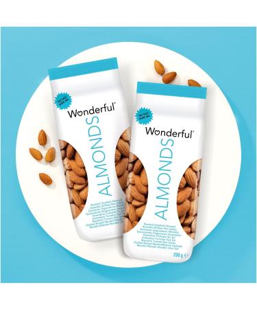 Wonderful Almonds - Amandes non sal es 200g (Lot de 2) Amandes sans sel 200 g (Lot de 2) - Buy Online on GoSupps.com