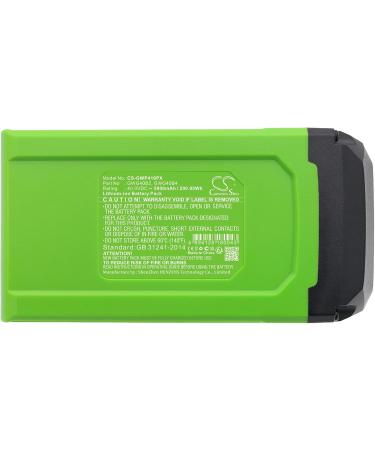 Buy GWG40B4 GWG40B2 5000mAh Battery for 40V Pressure Washer & Leaf Blower | International Shipping Available - Buy Online on GoSupps.com
