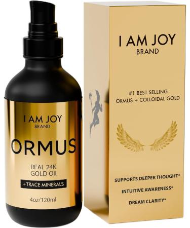 I Am Joy Ormus Gold Oil Monoatomic - Pineal Gland Decalcification, DNA Repair, Manifestation Boost - Platinum Iridium, Non Chemical Extraction - 4oz - Buy Online on GoSupps.com