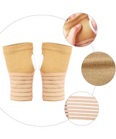 1 Pair Carpal Tunnel Wrist Brace - Compression Support & Night Glove for Pain Relief Adjustable Spandex Protector - Buy Online on GoSupps.com