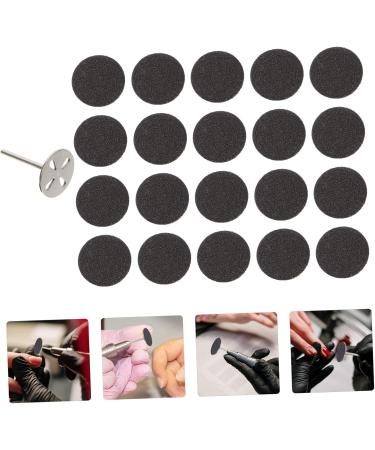 Beavorty 2 Sets Nail Polishing Sheets Sandpaper Disk Replaceable Sandpaper Discs Manicure Sandpaper disc Metal bit disc Mini Accessories Pedicure Sanding Disc Exfoliating Stone Suite - Buy Online on GoSupps.com